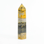 Bumblebee Jasper Doğal Taş Obelisk Parça - Görsel 3