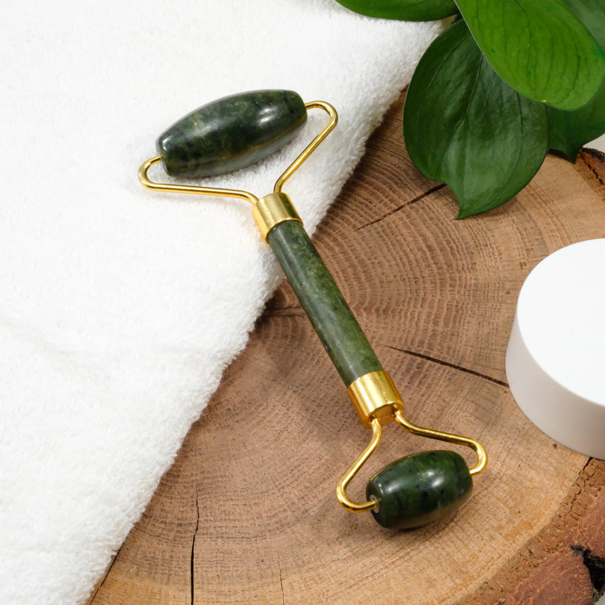 Yeşim Doğal Taş Face Roller (Masaj Aleti)