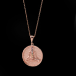 Çakra Rose Gümüş Bayan Kolye - Görsel 4
