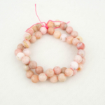 Pembe Opal Doğal Taş Dizi (8mm) - Görsel 3