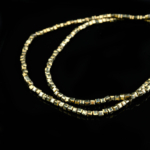 Pirit Doğal Taş Küp Model Kolye (2-3mm) - Görsel 4
