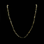 Pirit Doğal Taş Küp Model Kolye (2-3mm) - Görsel 5