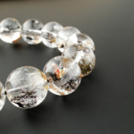 Özel Herkimer Diamond (Elmas) Doğal Taş Bileklik (12-13mm) - Görsel 7