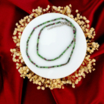 Anyolit Doğal Taş Küp Model Kolye (2-3mm)
