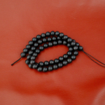 AAAA Kalite Shungite (Şungit) Doğal Taş Dizi (6mm) - Görsel 6