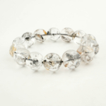 Özel Herkimer Diamond (Elmas) Doğal Taş Bileklik (16-17mm) - Görsel 4