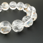 Özel Herkimer Diamond (Elmas) Doğal Taş Bileklik (16-17mm) - Görsel 7