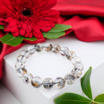 Özel Herkimer Diamond (Elmas) Doğal Taş Bileklik (11-12mm)