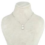 Orijinal Swarovski Taşlı Gümüş Kolye - Görsel 2