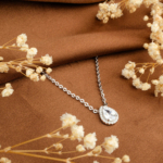 Orijinal Swarovski Taşlı Gümüş Kolye