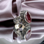 Yakut Doğal Taş Gümüş Unisex Yüzük (16ct)