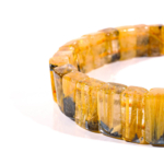 5A+ Kalite Altın Rutil Kuvars (Golden healer) Doğal Taş Rolex Bileklik - Görsel 3