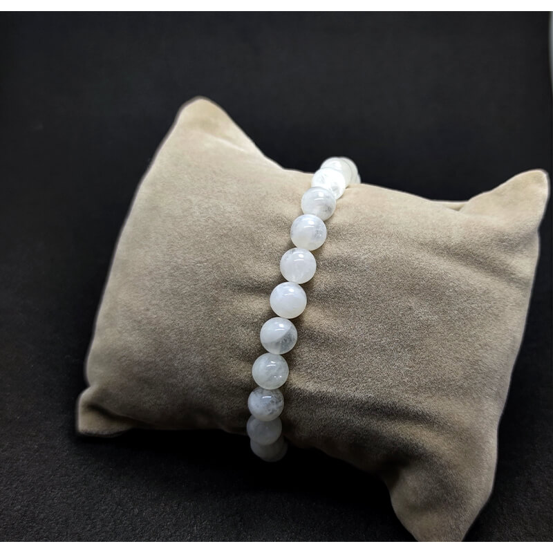Ay Taşı Doğal Taş Bileklik (8mm)