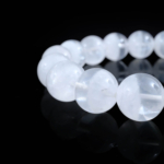 Beyaz Garden (Manzaralı Kuvars) Doğal Taş Bileklik (10-11mm) - Görsel 3