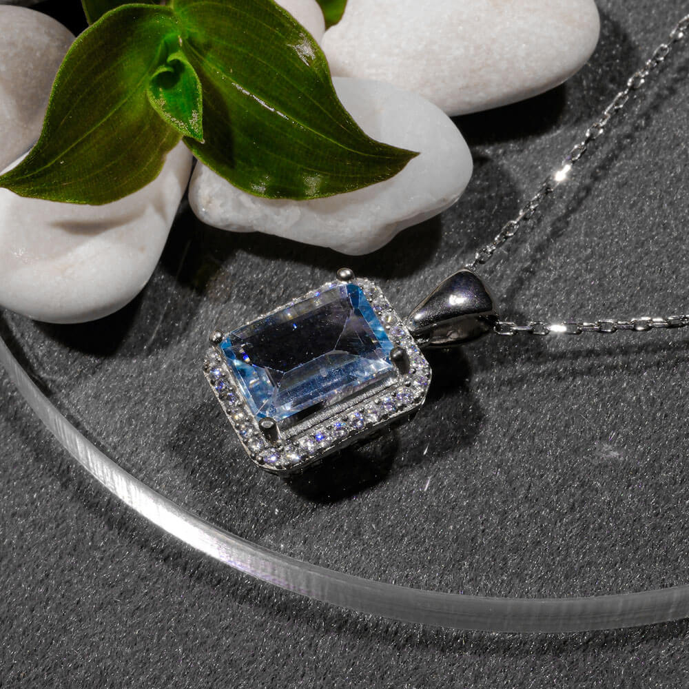 blue-topaz-tasi-gümüs-kolye-konya-dogal-tas-evi-25 Blue Topaz Doğal Taş Gümüş Bayan Kolye - Görsel 1
