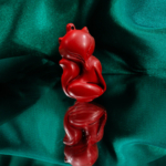 Cinnabar-(Zinober) Taşı Özel El Oyması Obje