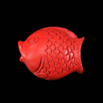 Cinnabar-(Zinober) Taşı Özel El Oyması Obje - Görsel 6