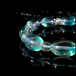 7A Kalite Mavi Florit Doğal Taş Bileklik (10-14mm) - Görsel 4