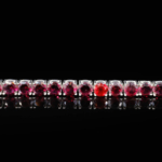 Garnet (Lal) Doğal Taş Gümüş Bileklik - Görsel 6