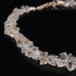 Herkimer Diamond (Elmas) Doğal Taş Gümüş Bileklik - Görsel 5