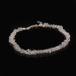 Herkimer Diamond (Elmas) Doğal Taş Gümüş Bileklik - Görsel 6