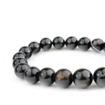 6A Kalite Hypersthene Doğal Taş Bileklik (9-10mm) - Görsel 3