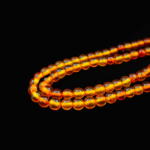 Orijinal Kehribar Taşı Bayan Kolye (3-4mm) - Görsel 5