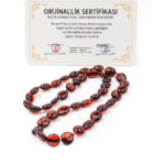 Sertifikalı Kehribar Bebek Kolye - Görsel 4