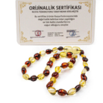 Sertifikalı Kehribar Bebek Kolye - Görsel 4