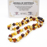 Sertifikalı Yetişkin Kehribar Kolye - Görsel 3