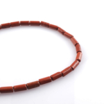 toptan doğal taş dizi kırmızı jasper 4x10mm profesyonel dizim için doğal taş