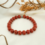 Kırmızı Jasper Doğal Taş Bileklik (8mm)