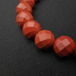 Kırmızı Jasper Doğal Taş Faset Bileklik (8mm) - Görsel 6