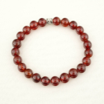 Hassonite (Garnet) Doğal Taş Bileklik (8mm) - Görsel 3