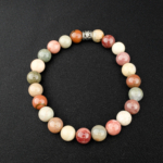 Alashan Agate Doğal Taş Bileklik (8mm) - Görsel 5