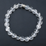 Kristal Kuvars Taşı Bileklik (8mm) - Görsel 3