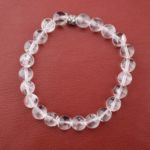 Kristal Kuvars Taşı Bileklik (8mm) - Görsel 6