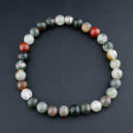 Kan Jasper Doğal Taş Bileklik (6mm) - Görsel 5