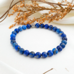 4A+Kalite Lapis Lazuli Doğal Taş Bileklik (6mm)