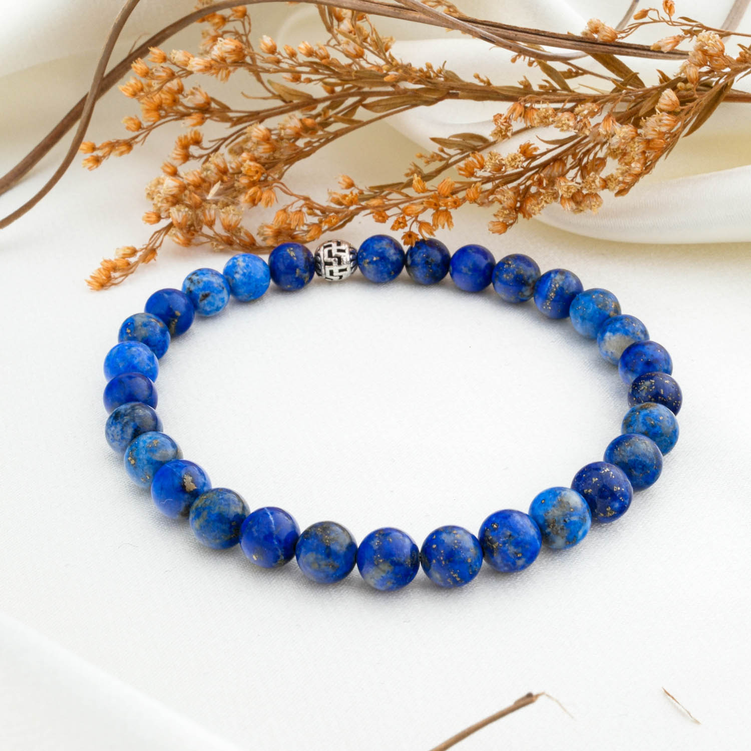 konya-dogal-tas-evi-dogal-tas-bileklik-29-0-1.jpg 4A+Kalite Lapis Lazuli Doğal Taş Bileklik (6mm) - Görsel 1