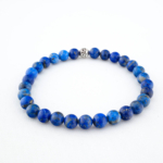 4A+Kalite Lapis Lazuli Doğal Taş Bileklik (6mm) - Görsel 2