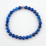 4A+Kalite Lapis Lazuli Doğal Taş Bileklik (6mm) - Görsel 3