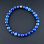 4A+Kalite Lapis Lazuli Doğal Taş Bileklik (6mm) - Görsel 5
