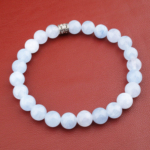 Mavi Kuvars Doğal Taş Bileklik (8mm) - Görsel 5