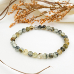 Prehnite Doğal Taş Bileklik (6mm)