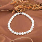 Sedef Doğal Taş Bileklik (6mm)