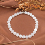 Selenit Doğal Taş Bileklik (6mm)