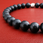 4A+Kalite Shungite (Şungit) Doğal Taş Bileklik (6mm) - Görsel 6