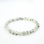 Prehnite Doğal Taş Bileklik (6mm) - Görsel 2