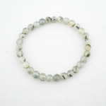 Prehnite Doğal Taş Bileklik (6mm) - Görsel 3